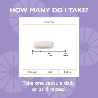 Celebrate Vitamins Biotin How To Take Infographic