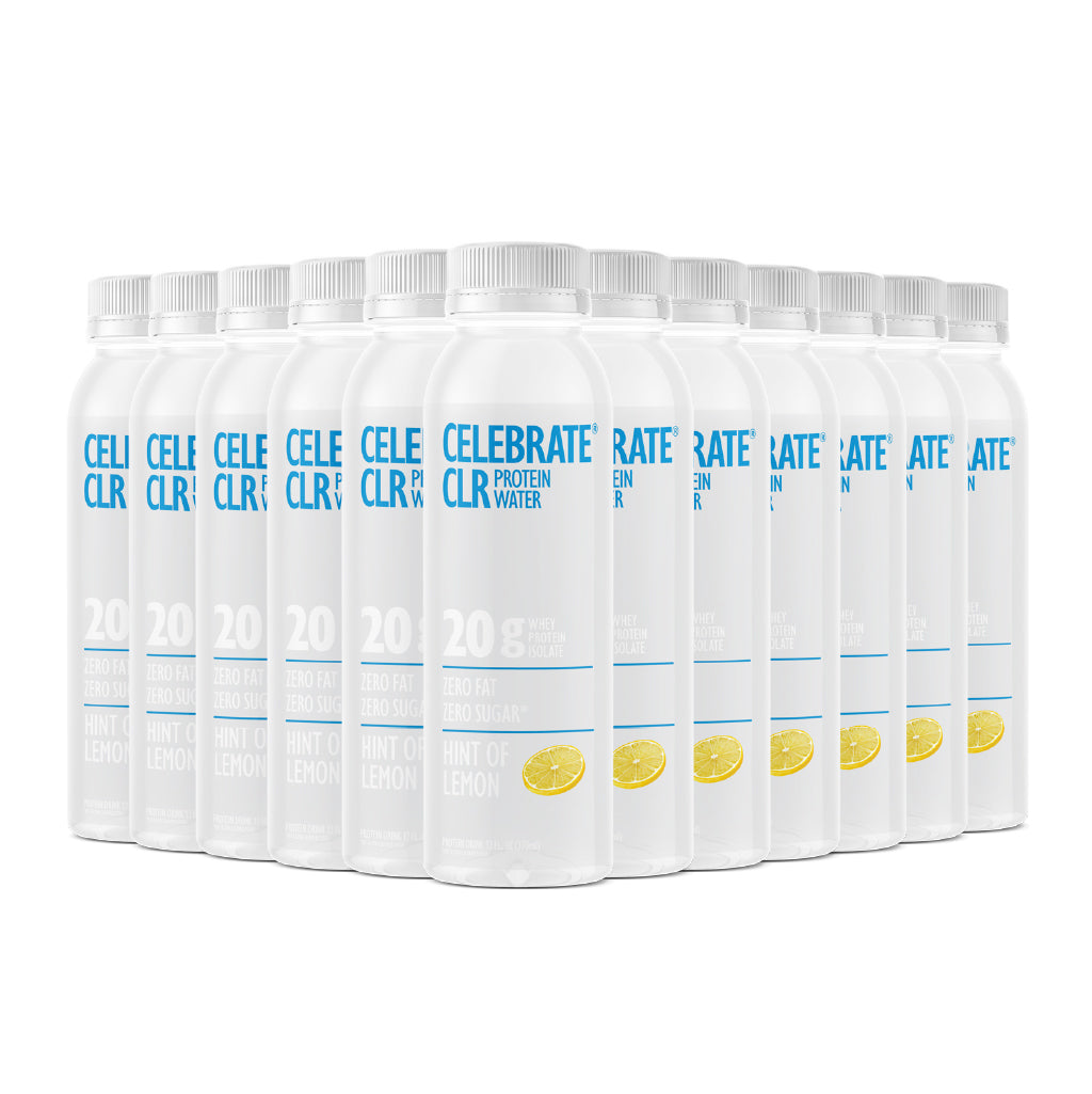 Celebrate Vitamins Celebrate® CLR bariatric protein water in Hint of Lemon, 12 bottles