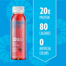 Celebrate CLR 20g Protein Water, 4 pack