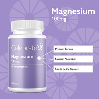 Features of Celebrate Vitamins Magnesium Capsules 90 count