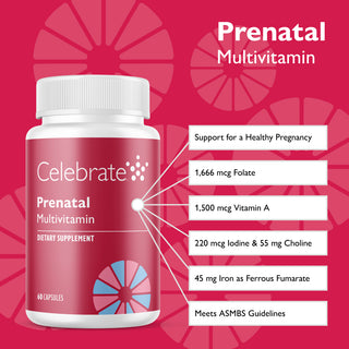 The features and benefits of Celebrate Vitamins bariatric prenatal multivitamin