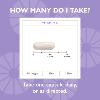 Pill Size of Celebrate Vitamins Vitamin A