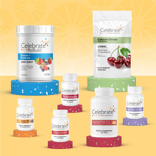 Images of Celebrate Vitamins products from each Category