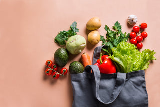 Picture of a shopping bag containing vegtables