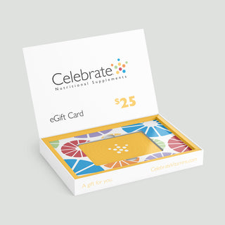 Image of Celebrate Vitamins' $25 Digital gift card