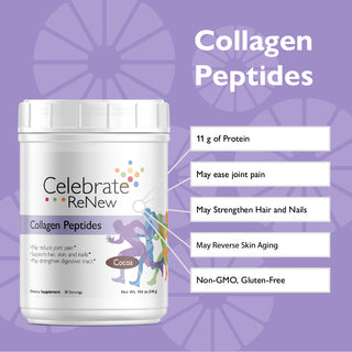 Celebrate Collagen peptides, Cocoa important features