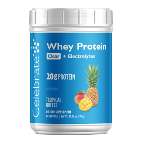 celebrate whey protein clear