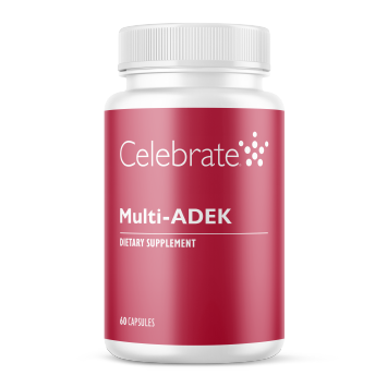 Celebrate Multi-ADEK Vitamin Capsules, Iron-Free