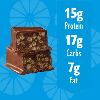 Bariatric protein bars, 7 count, chocolate crisp product image - Celebrate Vitamins - Features