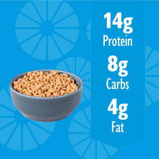 Image of Celebrate Protein Cereal Mixed Berry in a bowl showing Nutritional information