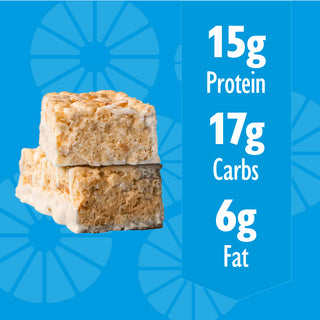 Celebrate Vitamins 15g Salted Toffee Pretzel protein bars features