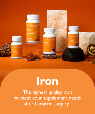 Iron supplement collection - Iron - The highest quality iron to meet your supplement needs after bariatric surgery.