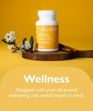 Wellness Banner - Picture of Meta GC bottle - Wellness - Designed with your all-around well-being and overall health in mind.