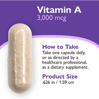 Vitamin A 3,000 mcg (10,000 IU) Capsule