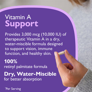 Vitamin A 3,000 mcg (10,000 IU) Capsule