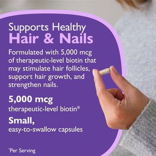 Biotin 5,000 mcg Capsule