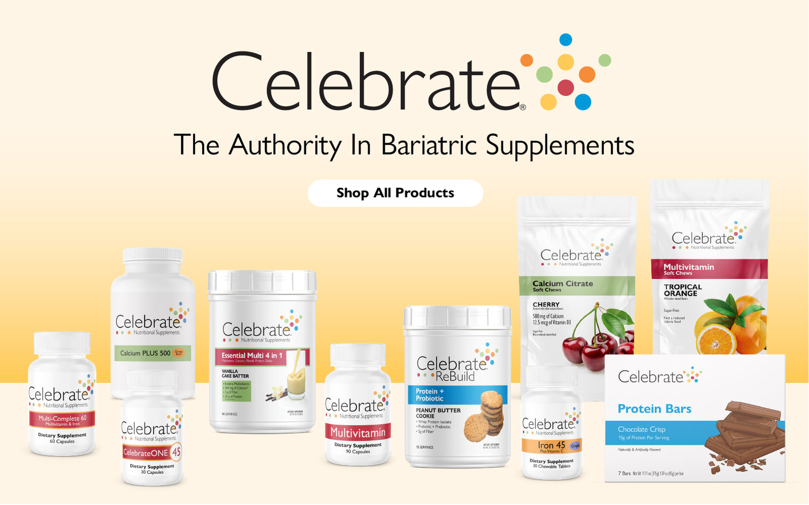 Celebrate - Bariatric Vitamins and Nutritional Supplements
