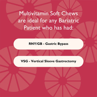 Celebrate Vitamins bariatric multivitamins soft chews- cherry, 60 count - multivitamin chews pouch bariatric surgery types