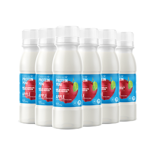 Mini protein shots, 15 g complete protein, apple, 3 oz bottle, 6 pack - Celebrate Vitamins