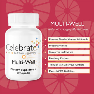 Multi-Well multivitamin capsules, 60 count product benefits list