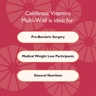 Celebrate Vitamins Multi-Well multivitamin capsules ideal for list