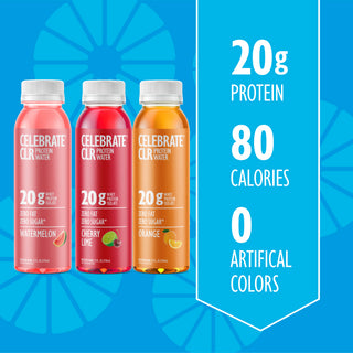 Nutritional and product facts chart for the 3-Flavor Variety Pack, detailing ingredients, serving sizes, and daily values.