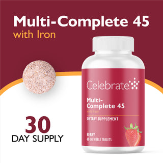 Multi-Complete 45 Bariatric Chewable Multivitamin with Iron
