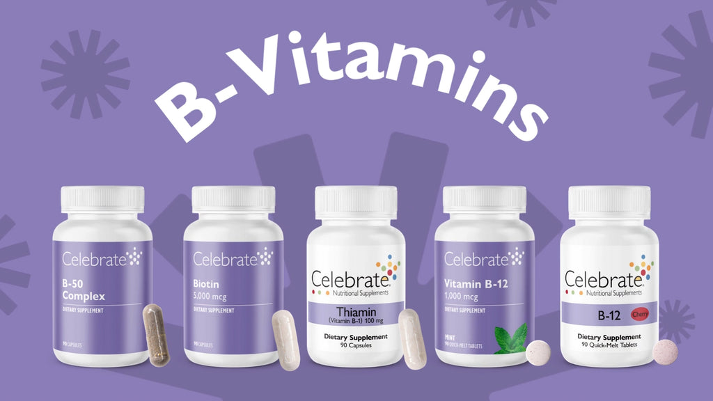 A video describing Celebrate Vitamins Vitamin B product line