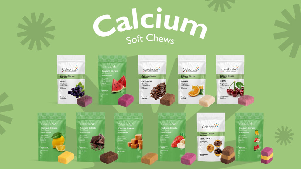 A video describing Celebrate Vitamins Calcium Citrate Soft Chews product line