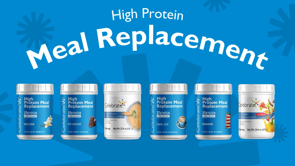 Video Describing Celebrate Vitamins High Protein meal replacement shakes