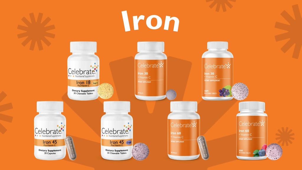 A video describing Celebrate Vitamins Iron line of products