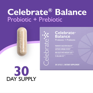 Celebrate® Balance Probiotic + Prebiotic Capsules