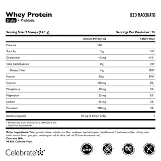 Celebrate® Whey Protein Shake