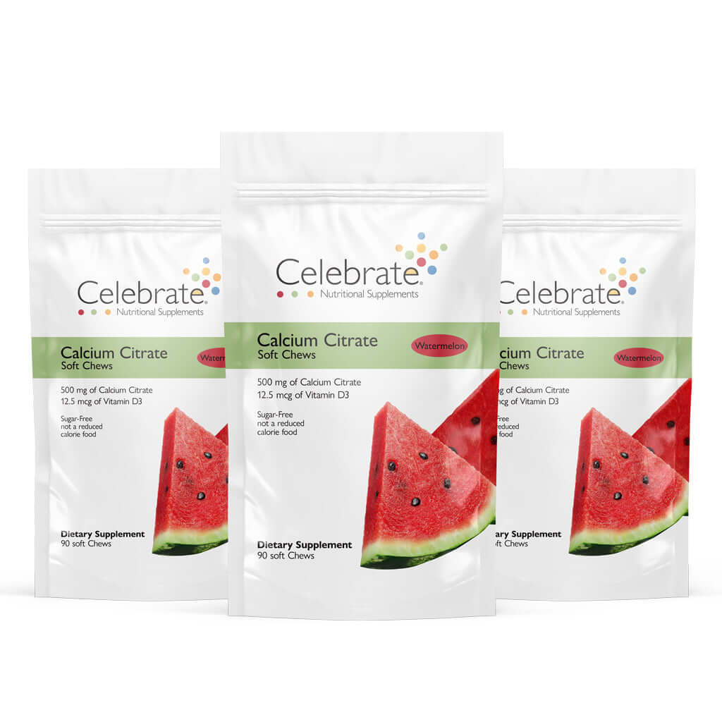 Calcium Citrate Soft Chew Combos - Celebrate
