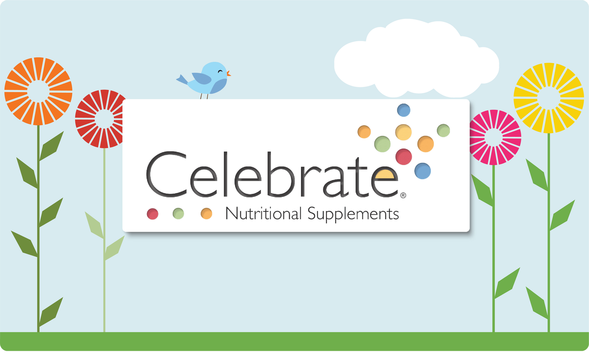 Image of Celebrate Vitamins' generic gift card design