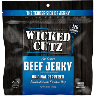 Picture of Wicked Cutz Beef Jerky Original Peppered Flavor