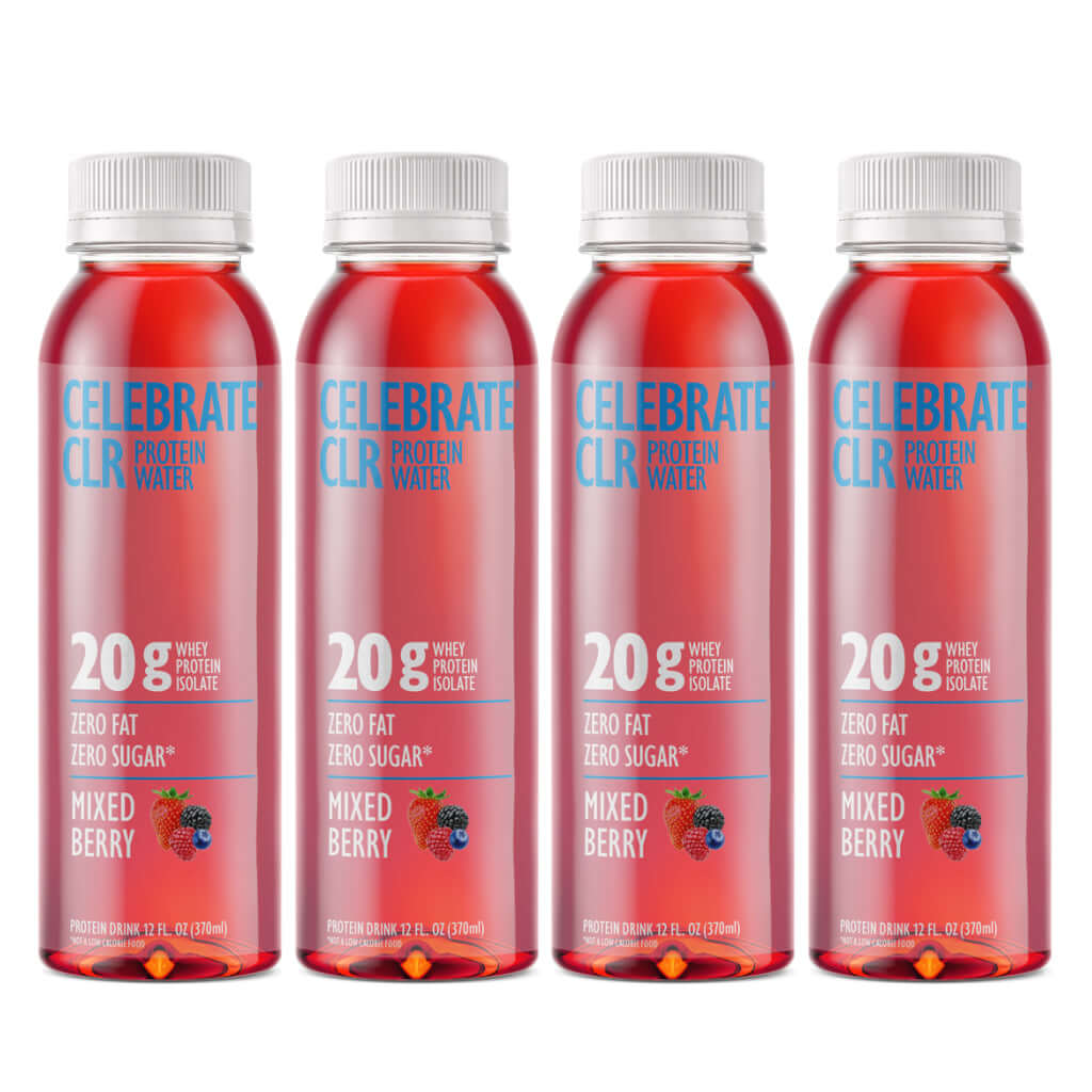 Celebrate Vitamins Celebrate® CLR bariatric protein water in mixed berry, 4 bottles